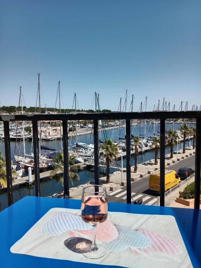 Gruissan Appartement Calme, Vue Sur Port De Plaisance -Clim, Empl.Parking Exteriör bild